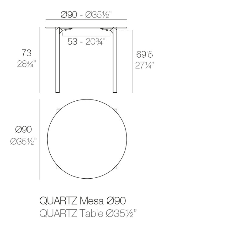 Vondom Quartz Outdoor Dining Table Wayfair